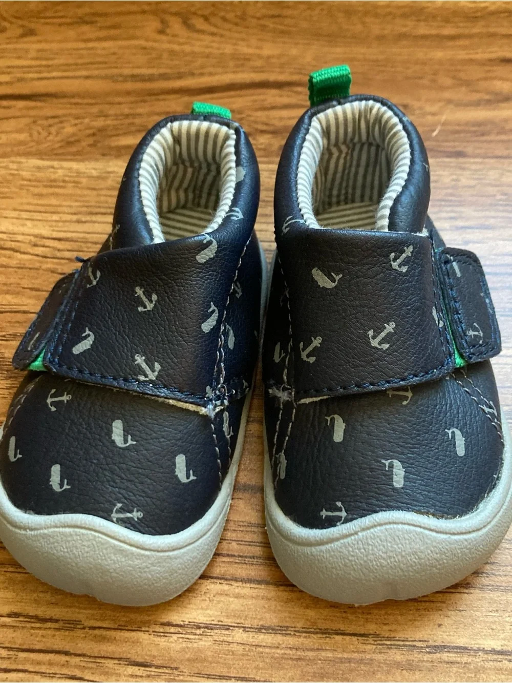 5/$15 Carter’s Baby/Toddler Navy Anchor Slip-On Shoes 2